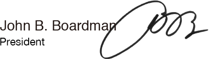 John B. Boardman CEO